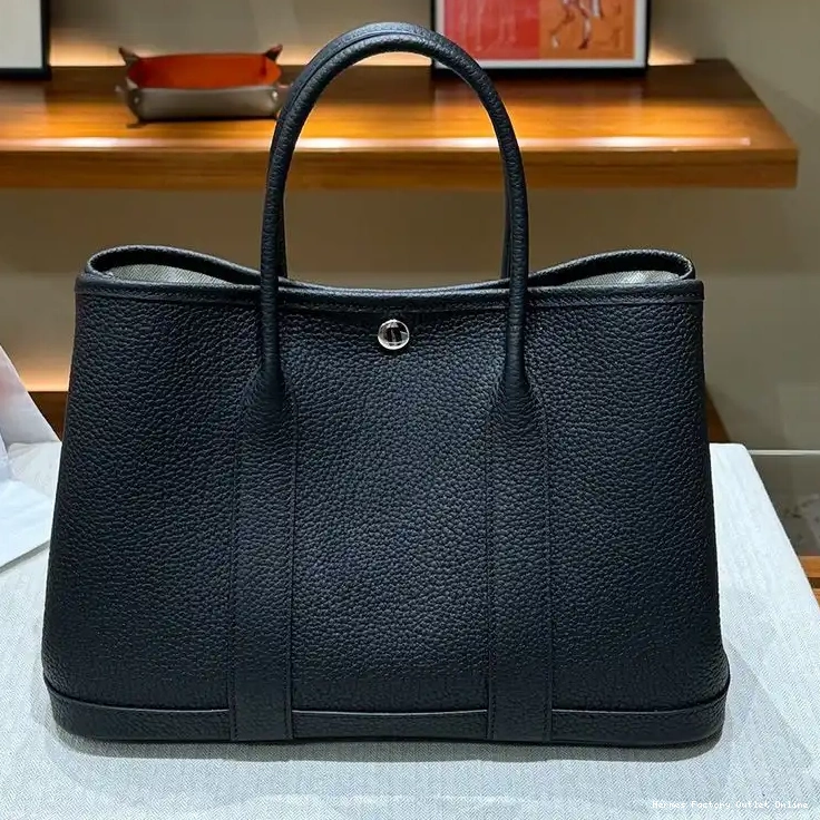 Palladium In Black Leather Bag Garden Hardware Togo Party Hermes 0503